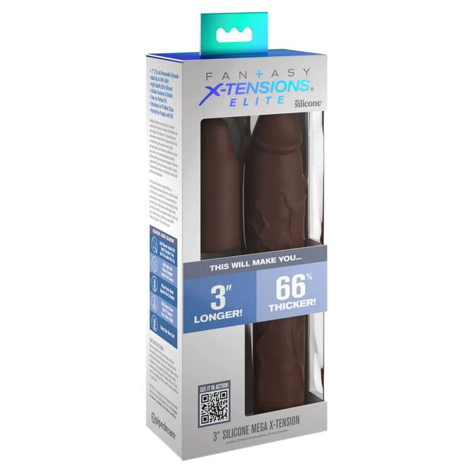 Fantasy X – Tensions – Pipedreams Hülle 22,86 Cm + 7,62 Cm Plug Braun