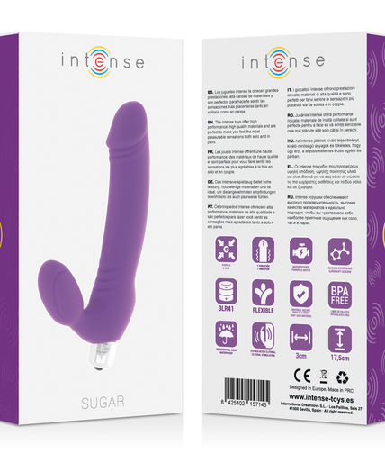 Pleasurements – Intense – Suiker Vibrator 7 Snelheden Siliconen Lila