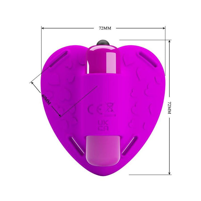 Pretty Love – Heartbeat Clitoris Massager 10 vibratiemodi Paars
