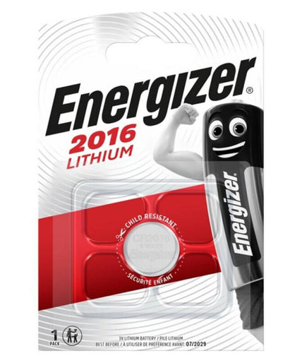 Energizer – Battery Lithium Button Cr2016 3v 1 Unit