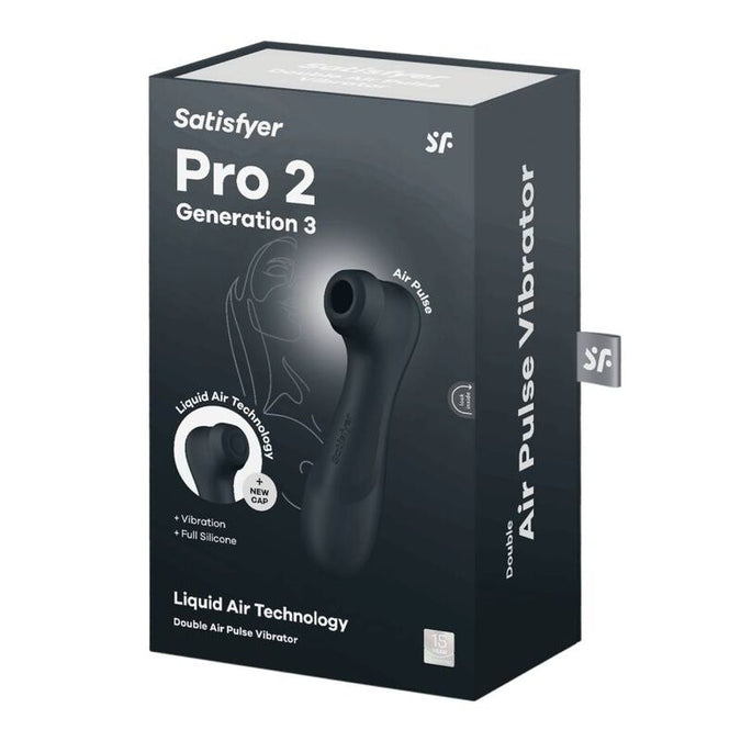 Satisfyer – Pro 2 Generatie 3 Liquid Air Technologie Zwart