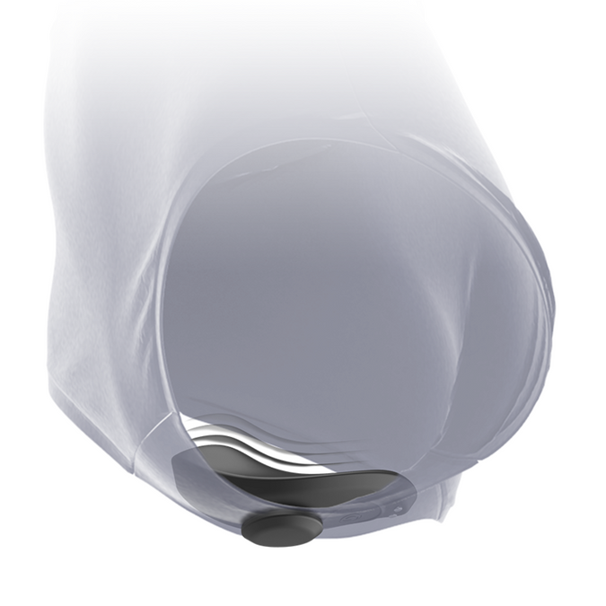 Black&silver – Preston Wiederaufladbarer Silikonvibrator Pantie Schwarz