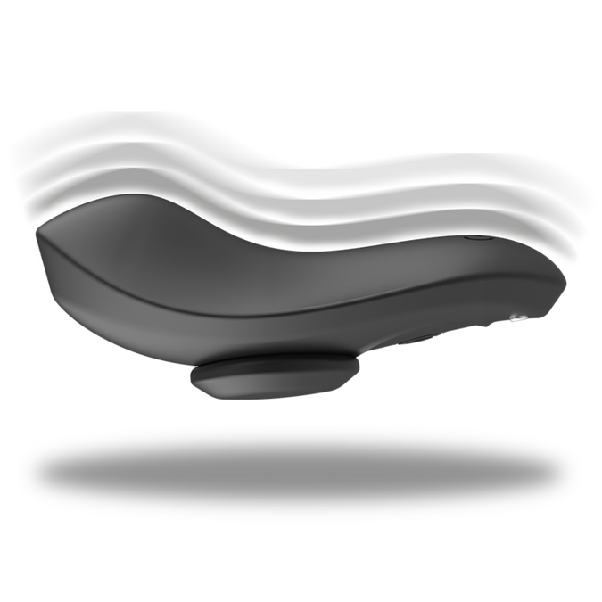 Black&silver – Preston Wiederaufladbarer Silikonvibrator Pantie Schwarz