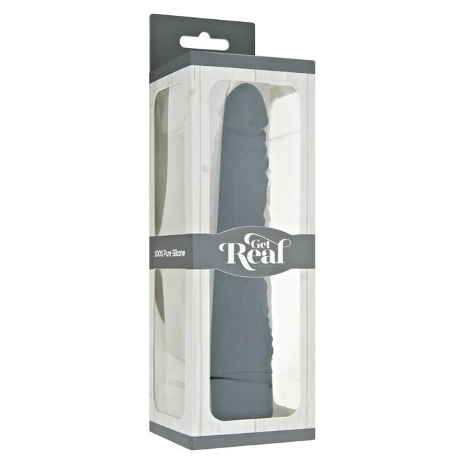 Get Real – Klassischer Slim Vibrator Schwarz 