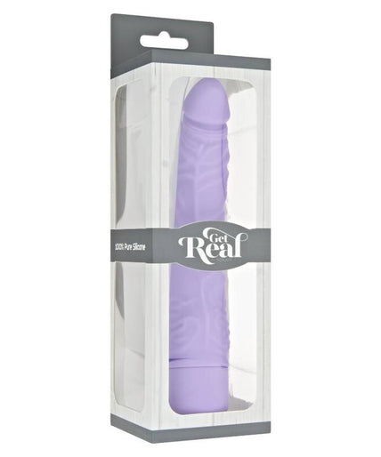 Get Real – Klassischer Slim Vibrator Lila 