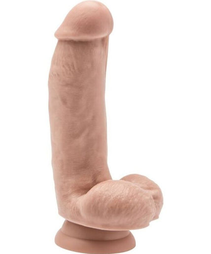 Pleasurements – Get Real – Realistischer Dildo mit Hoden Hautfarben 12 cm