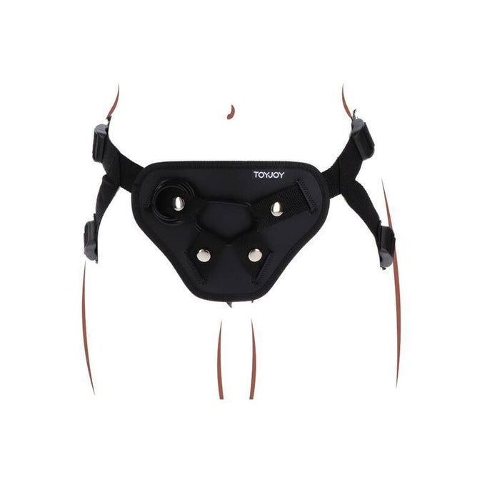 Get Real – Strap – On Deluxe Harness Black