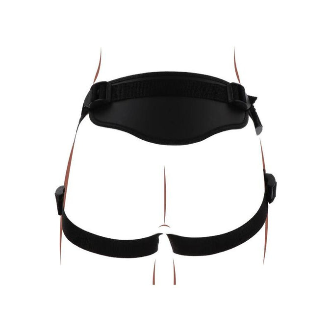 Get Real – Strap – On Deluxe Harness Black