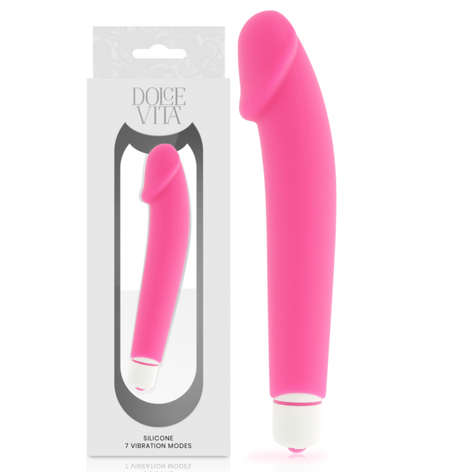 Pleasurements – Dolce Vita – Realistische vibrator roze siliconen