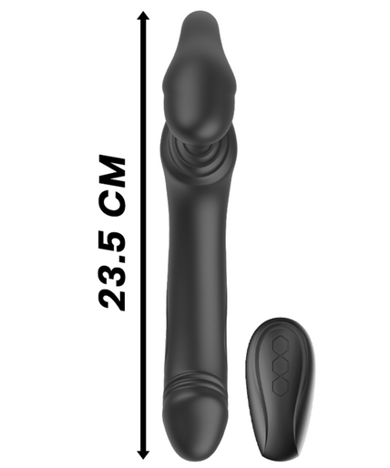 Ibiza – Strapless vibrator met afstandsbediening en drukknop