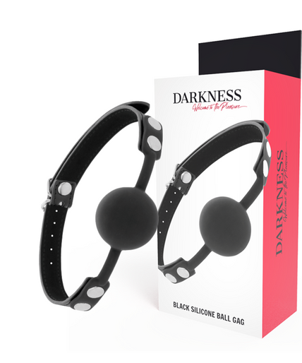 Darkness – Schwarzer Silikongag