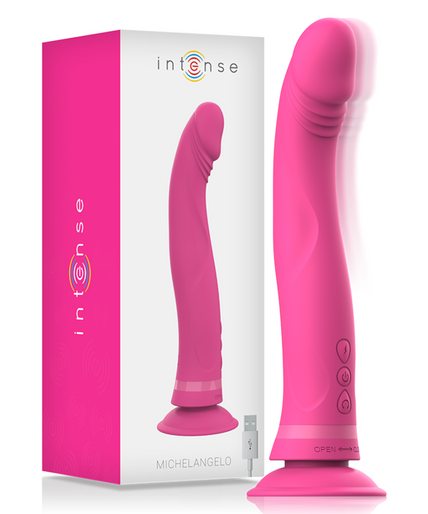Intense – Michelangelo Pink Silikon Vibrator Dildo