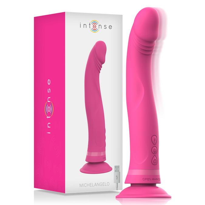 Intense – Michelangelo Pink Silikon Vibrator Dildo
