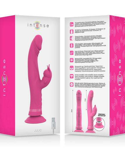 Intense – Julio Rabbit Vibrator Pink Silikon