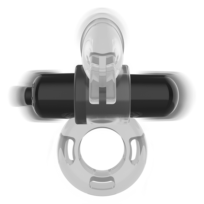 Intense – Durchsichtiger vibrierender Ring zum Braten