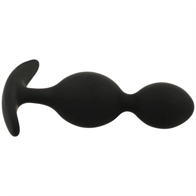 Black&silver – Orson Plug Silicone 2 Anal Waves 9 Cm