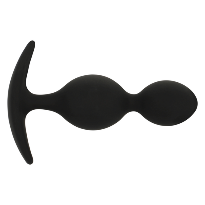 Black&silver – Orson Plug Silicone 2 Anal Waves 9 Cm