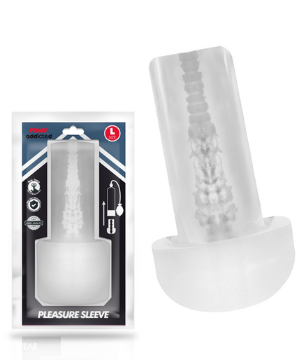 Pump Addicted – Pleasure Sleeve Mastubador Size L