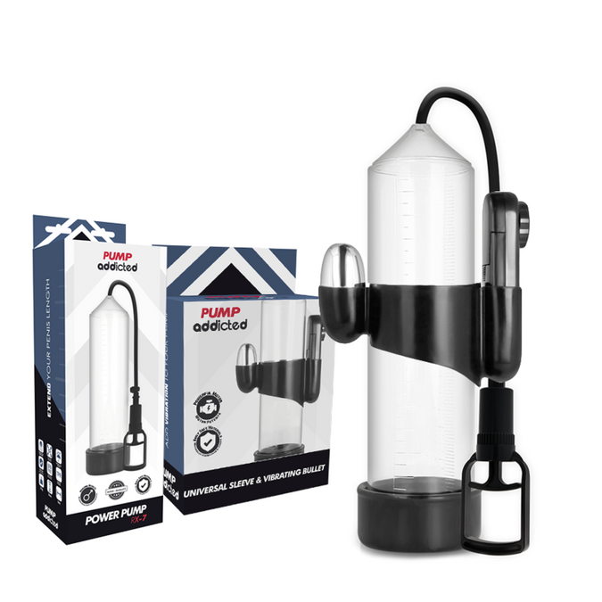 Pump Addicted – Rx7 Transparent Vibrator