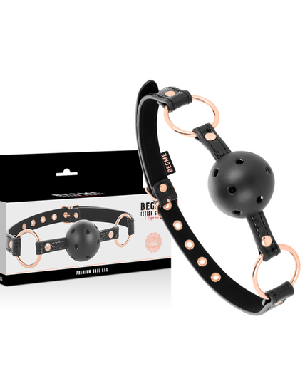 Begme – Black Edition Ballknebel Vegan Leder
