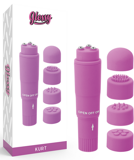 Glossy – Kurt Taschenmassagegerät Lila