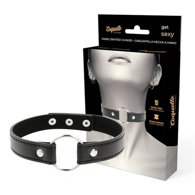 Coquette Chic Desire – Vegan Leather Necklace Woman Accessory