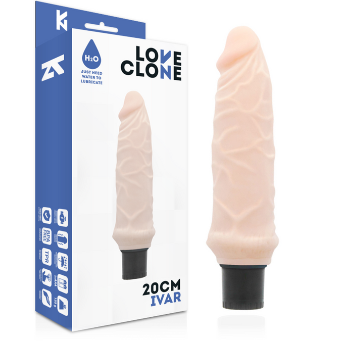 Loveclone – Ivar Self Lubrication Vibrator 20 Cm -O- 3.7 Cm