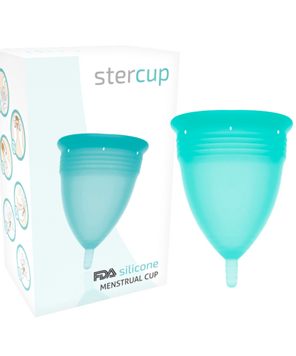 Stercup – Fda Silicone Menstrual Cup Aquamarine – Size L
