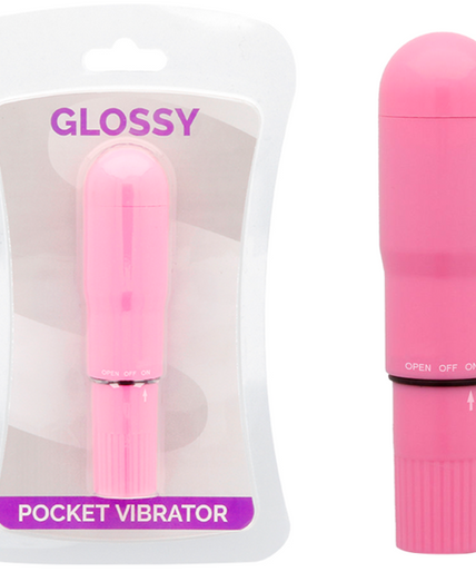 Glossy – Taschenvibrator Tiefes Rosa