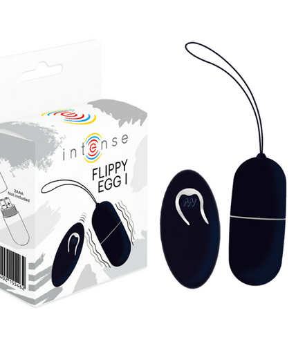 Intense – Flippy I Vibrations-Ei mit Fernbedienung Schwarz