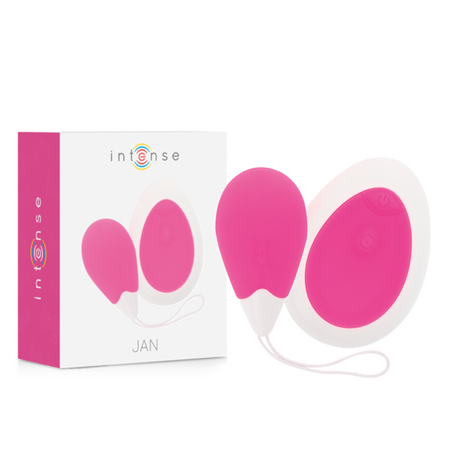Intense – Jan Egg Vibrator met Afstandsbediening Roze