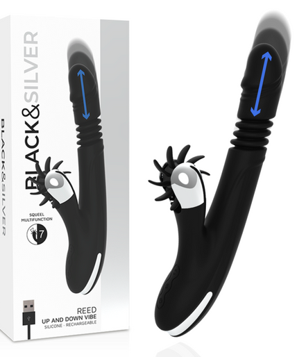 Black&silver – Bunny Reed Auf- und Abwärtsvibrator