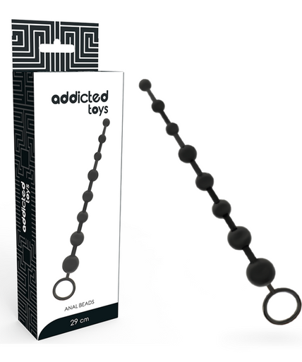 Addicted Toys – Analperlen 29 cm Schwarz