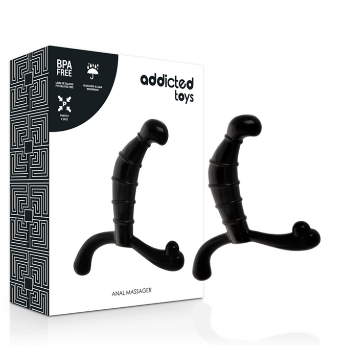 Addicted Toys – Prostata-Anal-Pleasure-Massagegerät – Schwarz