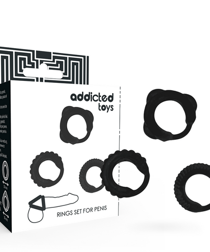 Addicted Toys – C-Ring Set Black