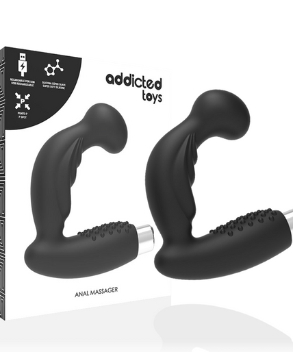Addicted Toys – Prostata Vibrator Wiederaufladbar Modell 3 – Schwarz
