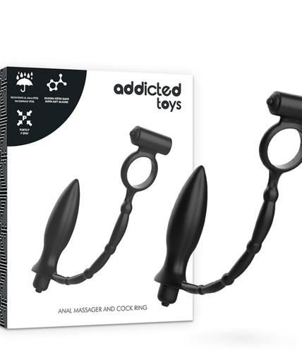 Addicted Toys – Analplug mit Vibrationsring