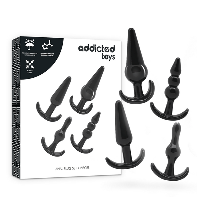 Pleasurements – Addicted Toys – Set 4 Analplugs