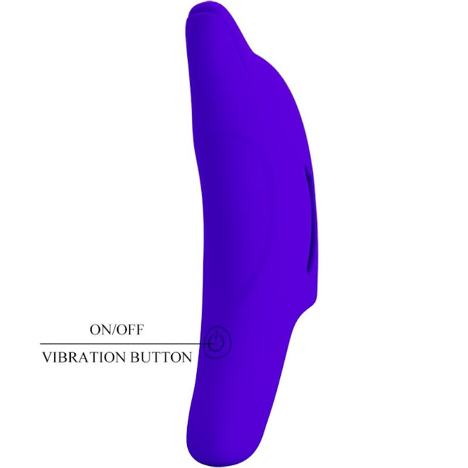 Pretty Love – Delphini Powerful Dark Blue Finger Stimulator