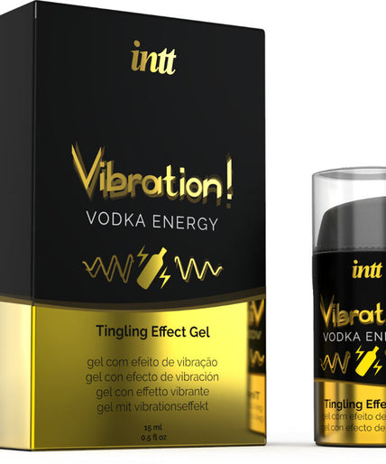 Intt – Kraftvolles intimes Stimulans, flüssiges Vibrationsgel, Wodka 15ML