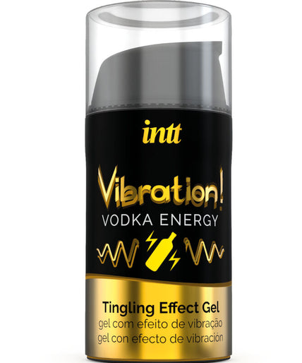 Intt – Kraftvolles intimes Stimulans, flüssiges Vibrationsgel, Wodka 15ML