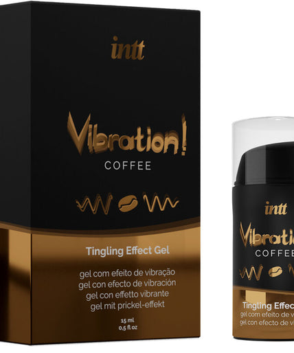 Intt – Kraftvolles, intim stimulierendes Vibrationsgel mit Kaffee, 15 ml