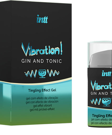 Intt – Kraftvolles intimes Stimulans Flüssiges Vibrator-Gel Gin & Tonic 15ML