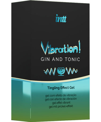 Intt – Kraftvolles intimes Stimulans Flüssiges Vibrator-Gel Gin & Tonic 15ML