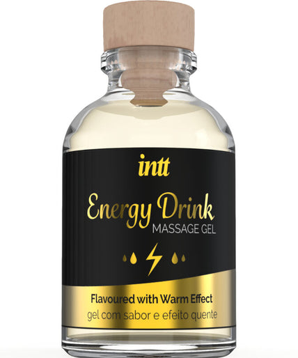 Intt Massage & Oral Sex – Massage Gel with Flavored Energy Ca Drink and Heating Effect