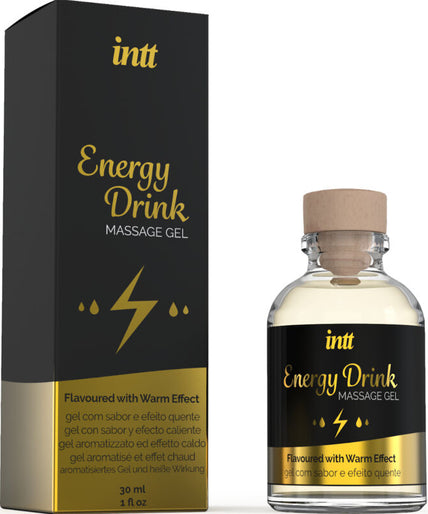 Intt Massage & Oral Sex – Massage Gel with Flavored Energy Ca Drink and Heating Effect