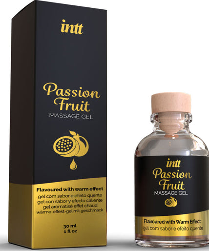 Intt Massage & Oral Sex – Passion Fruit Flavored Massage Gel with Heat Effect
