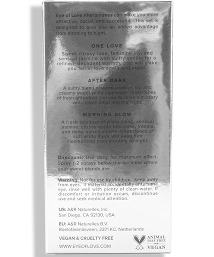 Eye Of Love – Eol Phr Parfum 10 Ml Set/3 – Morning Glow, One Love, After Dark