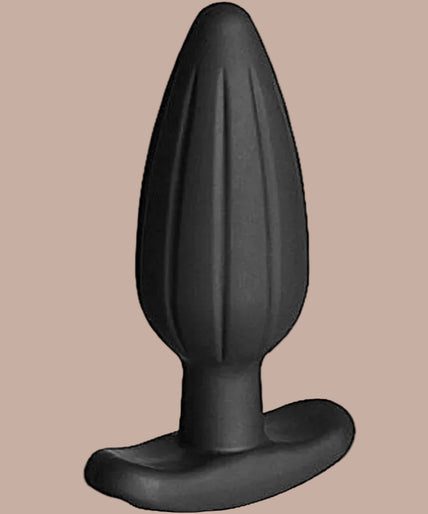 ElectraStim – Silikon Schwarzer Rocker Butt Plug Groß