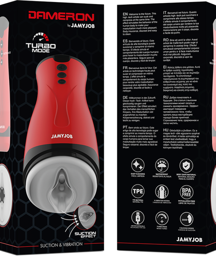 Jamyjob – Dameron Saug- und Vibrationsmasturbator